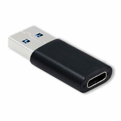 Qoltec adapter USB tipa A moški | USB tipa C ženski