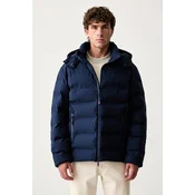 TOMMY HILFIGER Zimska jakna Tech Heat temno modra