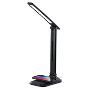 Immax 09106L - prigušiva LED stona lampa sa QI bežicnim punjenjem LUMI LED/7W/230V, crna