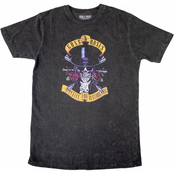 Guns N Roses Majica Appetite Washed Unisex Dip-Dye on Black M
