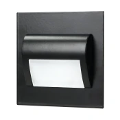 LED stopniščna svetilka 1,5W, 3000K, črna