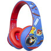 Djecje slušalice PowerLocus - P2 Kids Angry Birds, bežicne, plavo/crvene