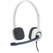 LOGITECH Stereo Headset H150 - CLOUD WHITE - ANALOG - EMEA - 981-000350
