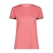 CMP WOMAN T-SHIRT, maja ž.kr poh, roza 33N6316