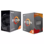 CPU AMD Ryzen 3 3300X, 3.8GHz (4.3GHz), 4C/8T, 18MB, 65W,, AM4, MPK