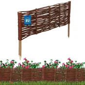 shumee Vrtna ograja Palisadna obroba Pletena ograja 60 x 20