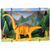 EscapeWelt 3D lesena sestavljanka Brontosaurus