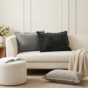 Vidaxl Prevleka za blazino 6 kos HOUTEN Antracit 50 x 70 cm