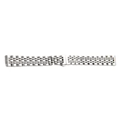 INF Zapestnica iz nerjavečega jekla za Garmin Lily 2 - 14 mm zaponka metuljček Silver, (21838752)