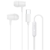 Slušalice s mikrofonom Canyon - SEP-5, USB-C, bijele
