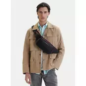 TOMMY HILFIGER Torbica za okrog pasu FOUNDATION  črna