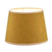 Duolla Lampshade Classic S, tkan, gorčično rumena - Tkanine/tekstil