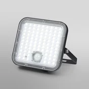 OSRAM Solar zunanji reflektor ENDURA, 30 W, senzor, 4.000 K IP65 - črn - Plastika