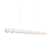 Bež aluminijasta LED viseča svetilka BISCUIT – Thoro