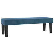 Vidaxl | klop | Temno modra 100 x 30 x 30 cm Žamet