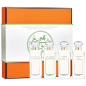 Hermes Un Jardin Discovery Set darilni set toaletna voda Un Jardin Sur La Lagune 7,5 ml + toaletna voda Un Jardin a Cythere 7,5 ml + toaletna voda Un Jardin Sur le Nil 7,5 ml + toaletna voda Le Jardin De Monsieur Li 7,5 ml unisex