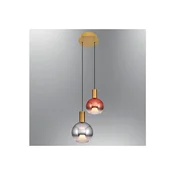 Opviq luster Luccas 2848-2A-20, LED 14 W, zlatni