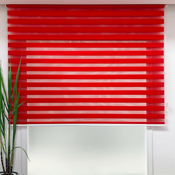 WALLXPERT Zebra zavesa Lizbon Red (140 x 200)