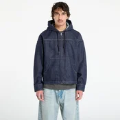 Jakna Calvin Klein Jeans Denim Zip Front Hood Jacket Blue L