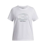 UNDER ARMOUR Funkcionalna majica meta/črna/bela