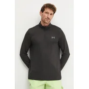 Pulover za tek Under Armour Seamless Stride črna barva, 1378168
