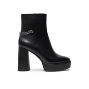 MICHAEL Michael Kors Škornji Carlisle Leather Platform Boot 40F4CLME1L Črna