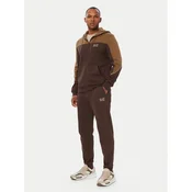 EA7 Emporio Armani Trenirka 7M002411 AF10377 U6027 Temno rjava Regular Fit