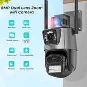 Kamera za videonadzor 4K dva sociva