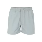 Calvin Klein Swimwear Kratke kopalne hlače bazaltno siva/bela