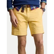 Polo Ralph Lauren Kratke hlače iz tkanine 710799213011 Rumena Slim Fit