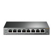 TP-Link TL-SG108PE Upravljano L2 Gigabit Ethernet (10/100/1000) Podrška za napajanje putem Etherneta (PoE) Crno