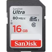 SANDISK spominska kartica Ultra SDHC 16GB (SDSDUNC-016G-GN6IN)