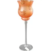 shumee Visok oranžen svečnik