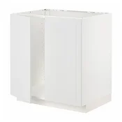 METOD Podstavna omarica za korito+2 vrata, bela/Stensund bela, 80x60 cm