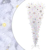 vidaXL vidaXL Umestno božično drevo med 150 LED Bela 120 cm PVC in jeklo, (5000111447)