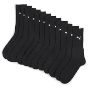 PUMA Crew Socks Unisex (12-pack), Clothing, Black, 39-42