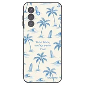 Silikonski črni ovitek za Samsung Galaxy A17 5G - Slow Tide