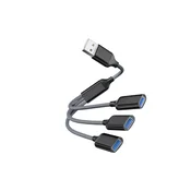INF USB razdelilnik - 3 vrata Black, (21583414)
