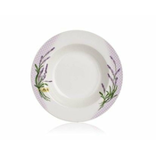 Banquet Globok porcelanski krožnik LAVENDER 21,6, komplet 6 kosov