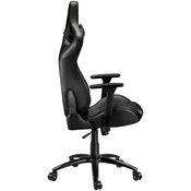 CANYON Nightfall G?-7 Gaming chair, PU leather, Cold molded foam, Metal Frame, Top gun mechanism, 90-160 dgree, 3D armrest, Class 4 gas lift, metal base ,60mm Nylon Castor, black and orange stitching