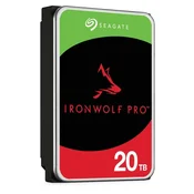 SEAGATE HDD Ironwolf pro NAS (3.5/20TB/SATA/rmp 7200) - ST20000NT001