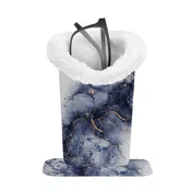 Mehak podložen etui za očala | COZYGLASS, Modra