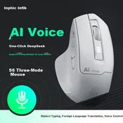 Inphic Bežicni miš, 2.4GHz, Beli