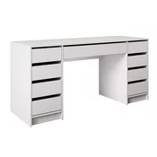 Pisalna miza Comfivo 401 (Bela) S predali, 76x154x55cm, Bela