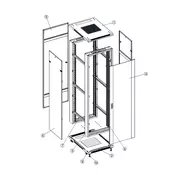 Safewell Rack orman 27U 600x800