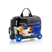 Heys dječji kofer guralica Ride-on Luggage sa svjetlećim kotačima - Race Car