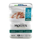 MOLTEX Pure & Nature jednokratne pelene gaćice 5 Junior (9-14 kg) 20 kom