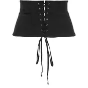 Fleur Du Mal - lacing corset belt - women - Black