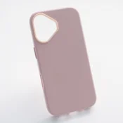 Maska Beautiful Shine Leather za iPhone 16 Plus roze