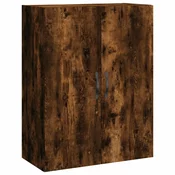 MAISON CHIC Stenska omarica - Zidna omarica dimljen hrast 69,5x34x90 cm inženirski les iu904, (22062794)